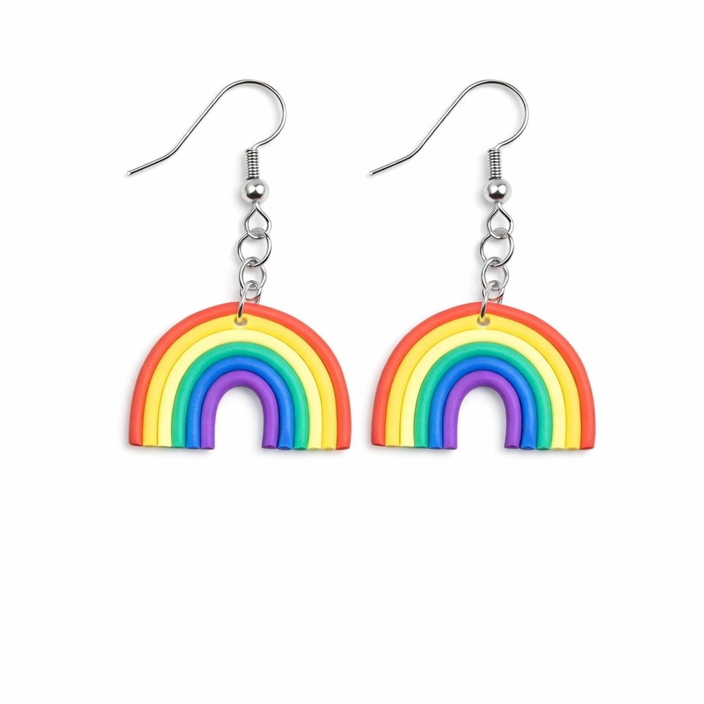 Handmade Rainbow Earrings